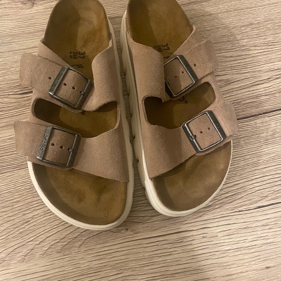BIRKENSTOCK PAPILLO Arizona Chunky warm sand | EU 37 / US 6-6.5 - Picture 2 of 8